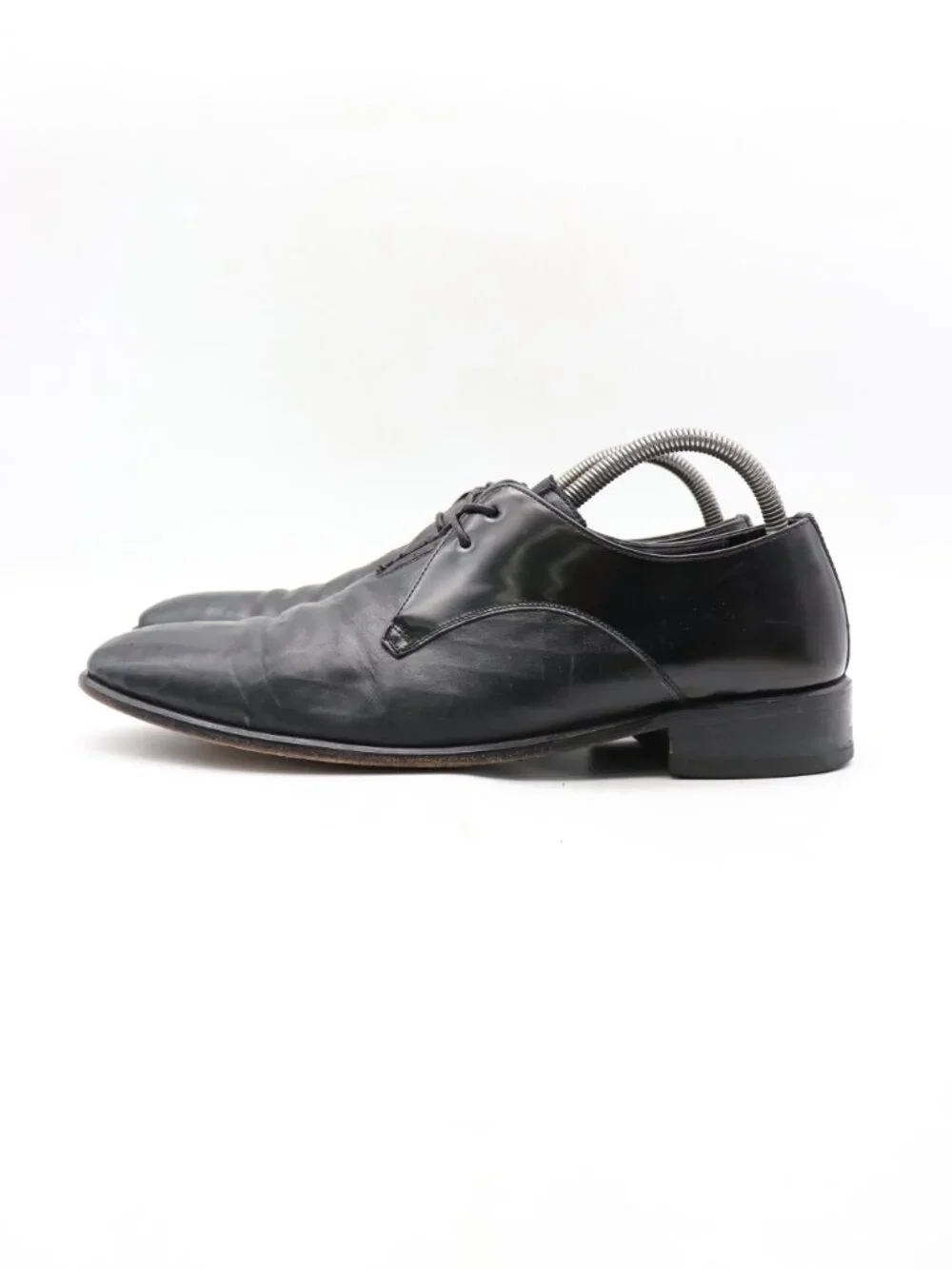 Mezlan Black Leather Men's Size 8.5 M Derby Oxford Dress Shoes Lace Up